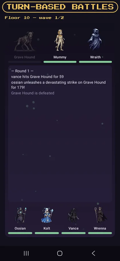Turn-based battle