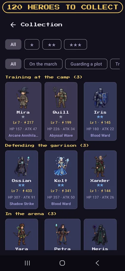 Hero collection
